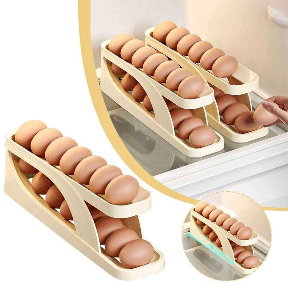 অটোমেটিক রোলিং এগ ডিস্পেন্সার। (Automatic Rolling Egg Dispenser)